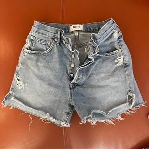 AGOLDE High Rise Denim Shorts 26